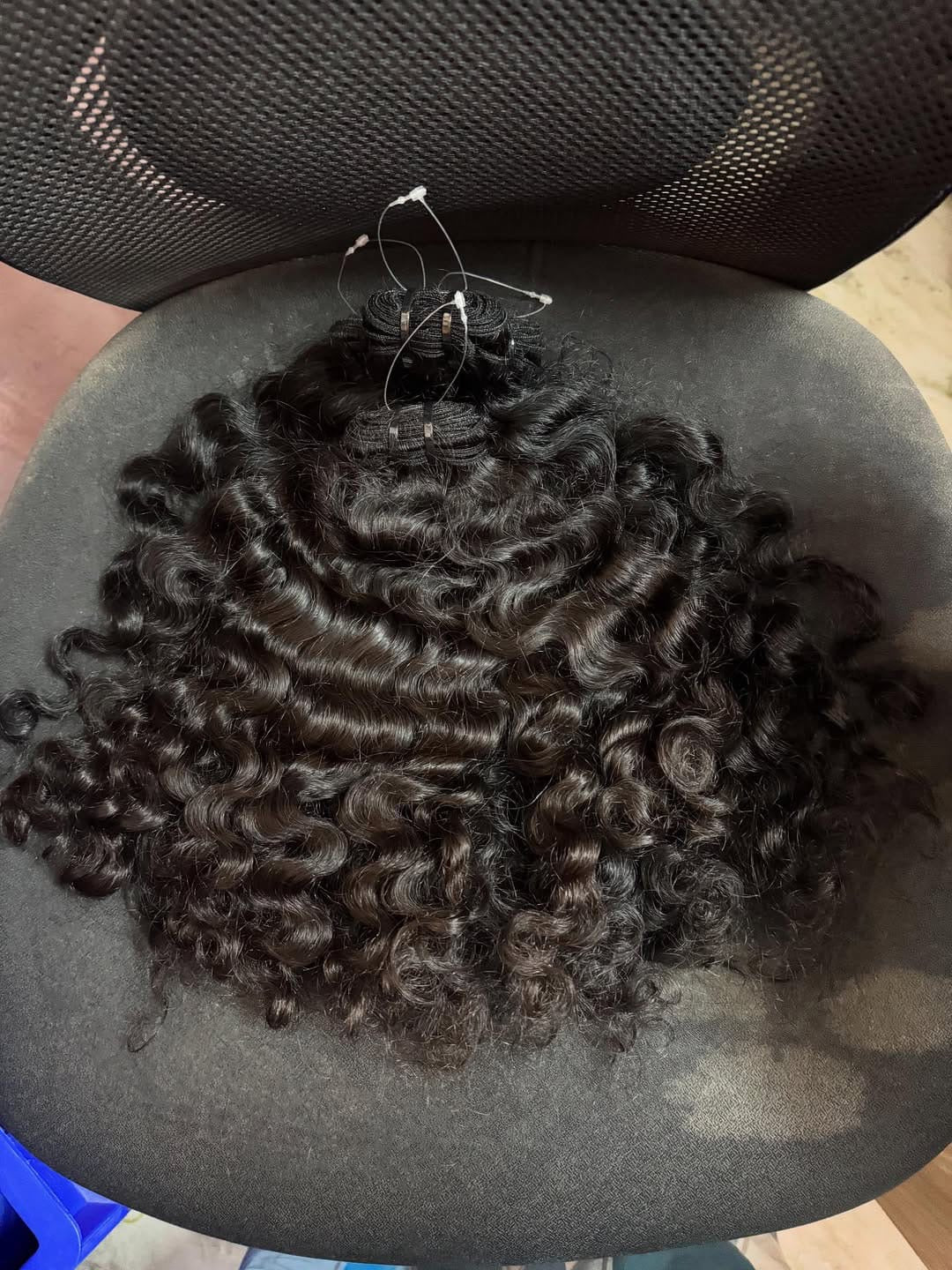 Raw indian curly