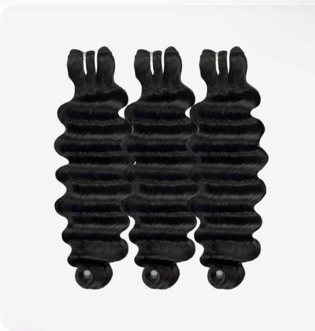 Loose deep wave Double Drawn Bundles
