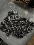 Raw indian curly