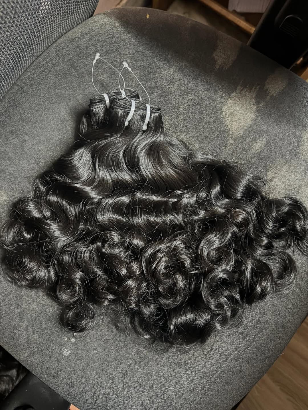 Raw indian curly